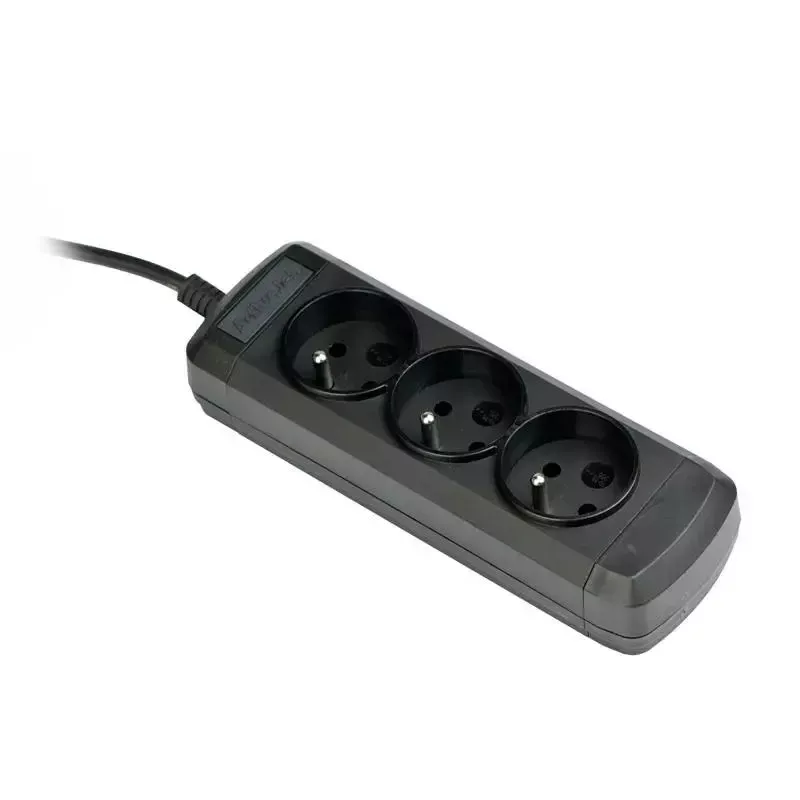 Activejet 3GNU-1.5M-C regleta con cable, 1,5 m, negra