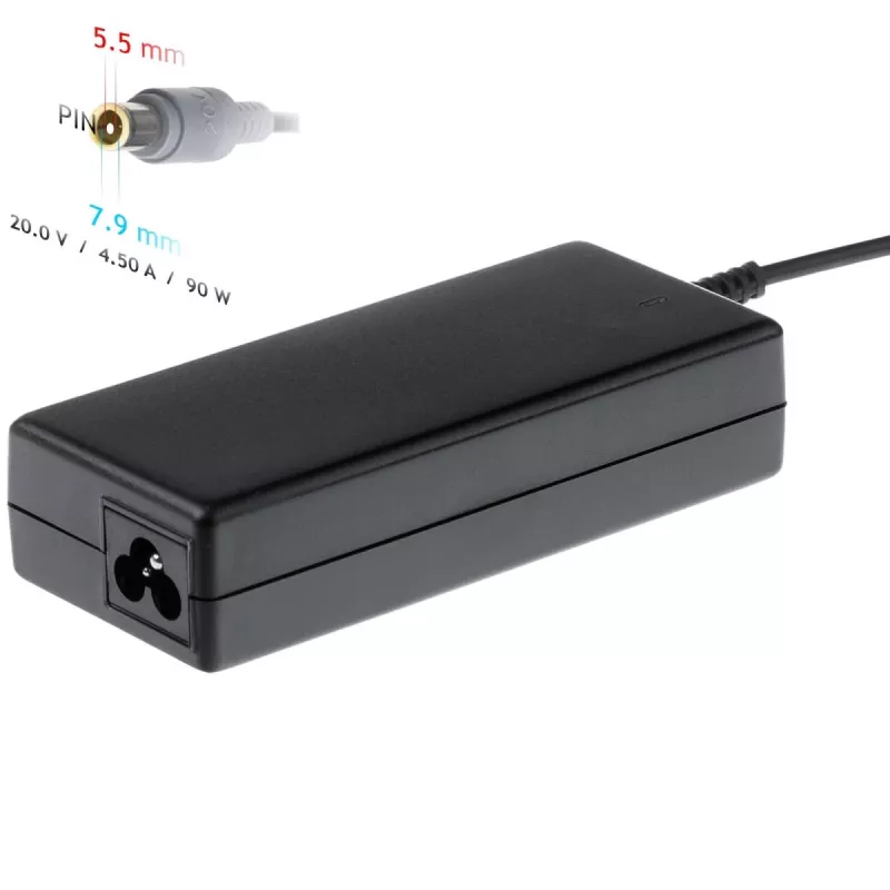 Fuente de alimentación para portátil Akyga AK-ND-18 para Lenovo, 90 W, 20 V / 4,5 A, 7,9 x 5,5 mm con pin