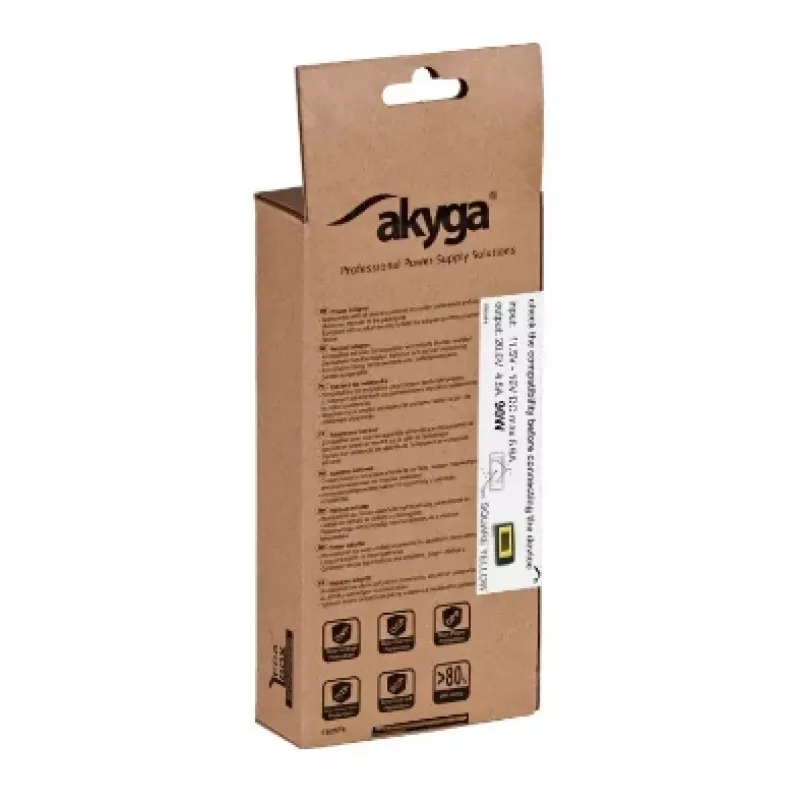 Fuente de alimentación para portátil de coche Akyga AK-ND-42 para Lenovo, 90 W, 20 V / 4,5 A, Slim Tip, entrada 12 V