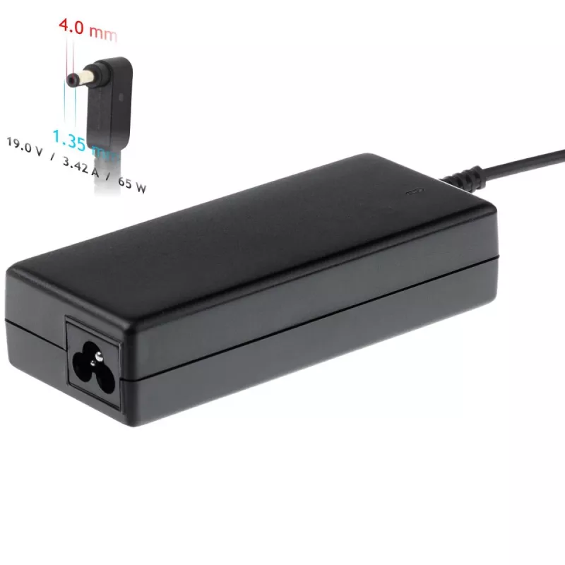 Fuente de alimentación para portátil Akyga AK-ND-55 19 V / 3,42 A, 65 W, conector 4,0 x 1,35 mm, para Asus