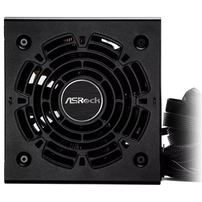 Fuente de alimentación ASROCK CL-650G Challenger 650 W 20+4 pin ATX 80 PLUS Gold, ventilador de 120 mm, negra