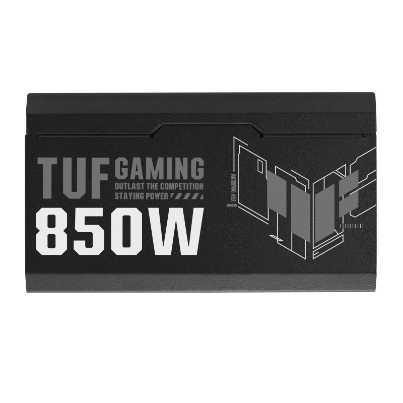 Fuente de alimentación ASUS TUF Gaming 850W Gold 24-Pin ATX ATX negra