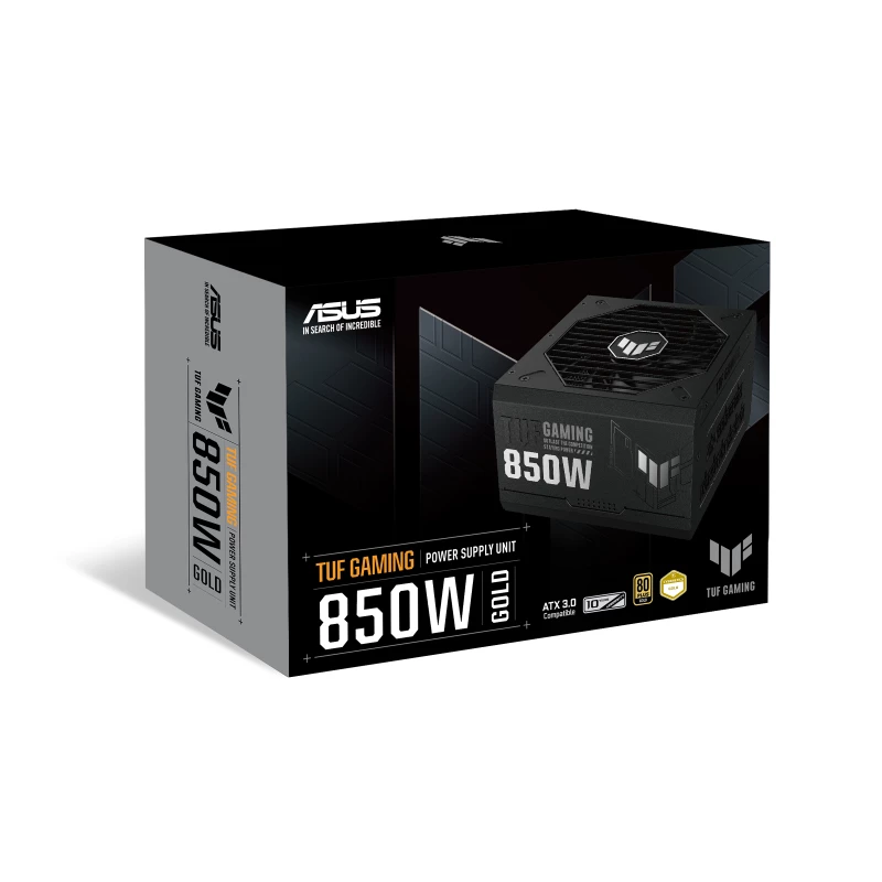 Fuente de alimentación ASUS TUF Gaming 850W Gold 24-Pin ATX ATX negra