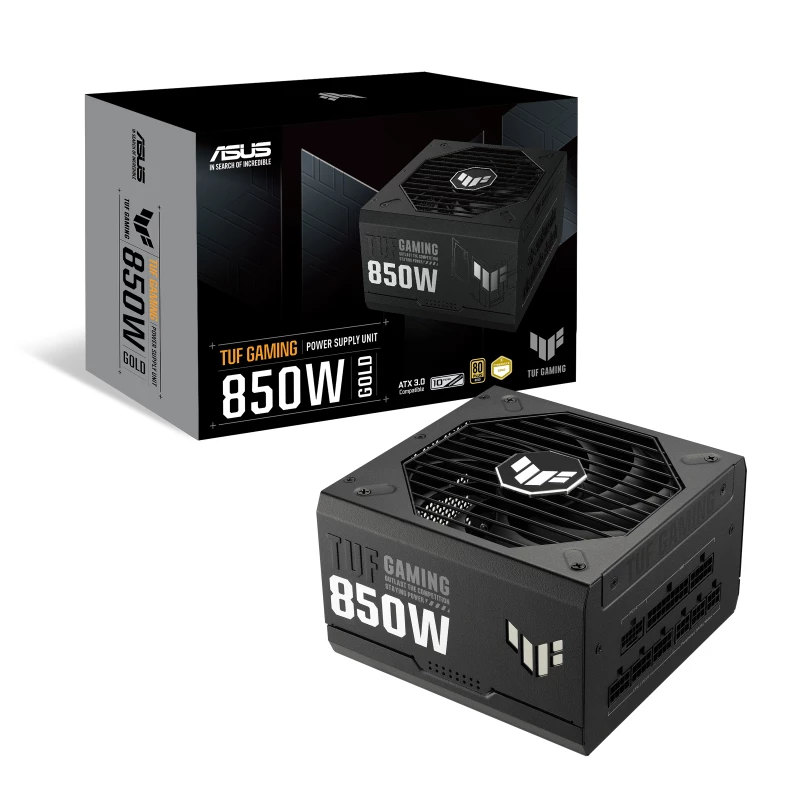Fuente de alimentación ASUS TUF Gaming 850W Gold 24-Pin ATX ATX negra