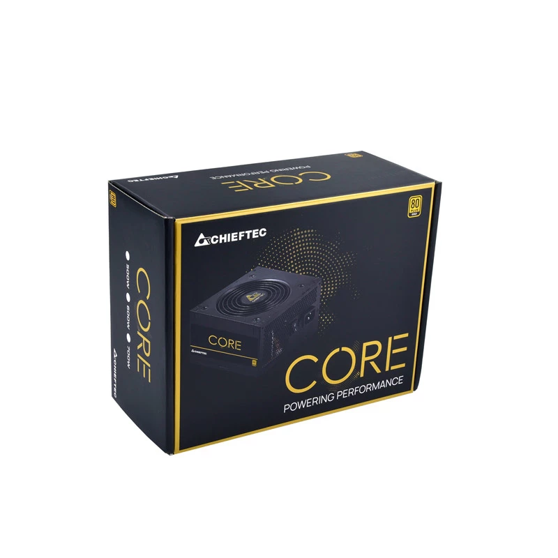 Chieftec Core BBS-600S fuente de alimentación 600 W 24-pol ATX PS/2 negra