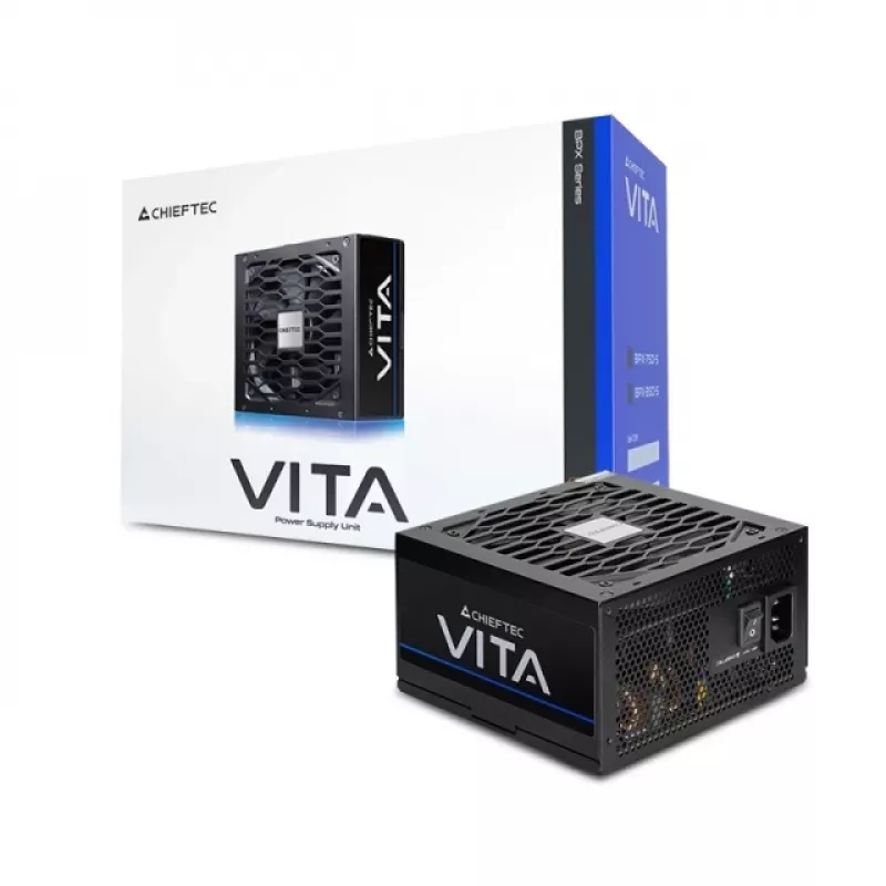 Chieftec Vita fuente de alimentación 850W 80+Bronze - Fuente de alimentación para PC/servidor - Fuente de alimentación 20+4 Pin ATX PS/2 negra