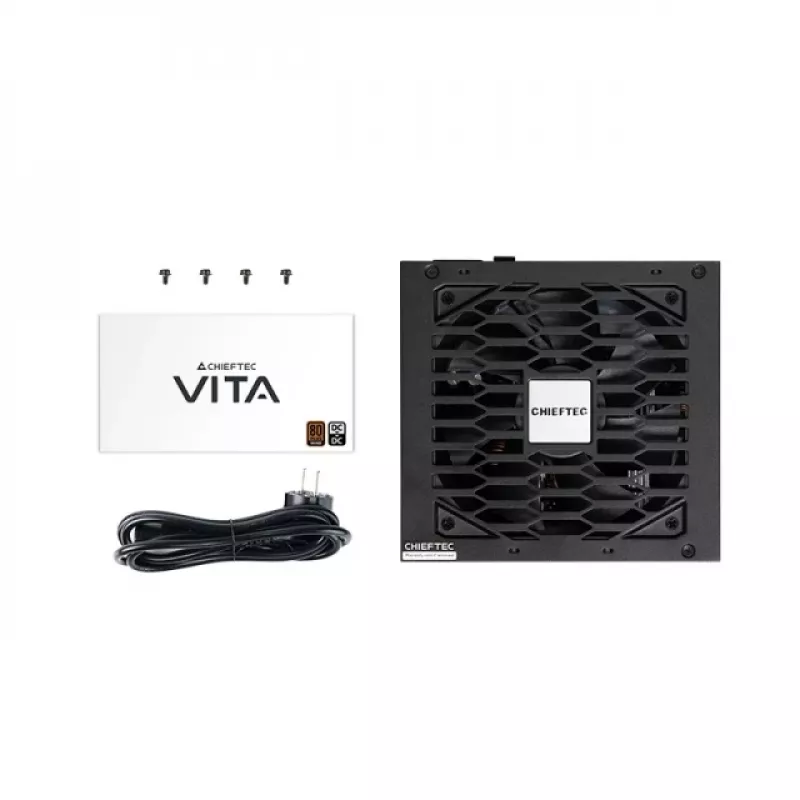 Chieftec Vita fuente de alimentación 850W 80+Bronze - Fuente de alimentación para PC/servidor - Fuente de alimentación 20+4 Pin ATX PS/2 negra