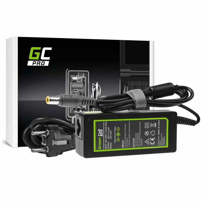 Green Cell fuente de alimentación adaptador AC para Lenovo 20V | 3,25A | 65W | 7,7-5,5mm