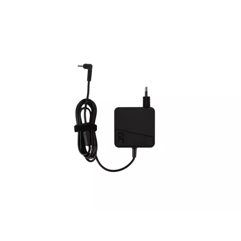 Fuente de alimentación Green Cell AD41PV2 65W para portátiles, 19 V 3,42 A, para interiores, negra