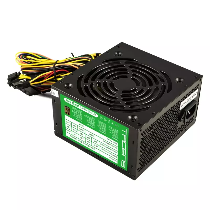 Tacens APB550B fuente de alimentación 550 W 20+4 pin ATX ATX negra