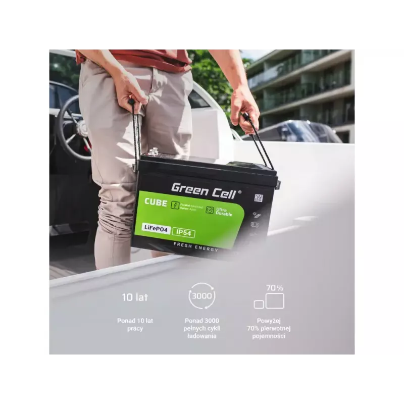 Batería para SAI Green Cell LFPGC12V100AH litio-hierro-fosfato 12,8V 100Ah