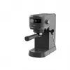 Cafetera espresso AEG EC6-1-6BST, manual, de sobremesa, depósito de agua 1,0 l, 15 bar, espumador de leche, 1450 W, control táctil, negro