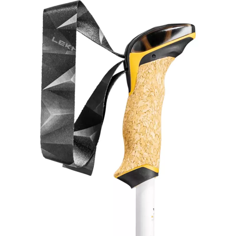 Bastón de trekking Leki Cressida telescópico para mujer, aluminio HTS 6.5, 90–125 cm, 237 g, 3 segmentos