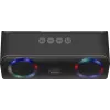 Altavoz Bluetooth mono portátil DEFENDER Q1 negro, 10 W RMS, 1200 mAh, Bluetooth 5.0, MicroSD, FM, AUX, USB