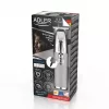 Recortadora de barba Adler AD 2836S, batería de litio inalámbrica, 0,9–6 mm, 4 niveles de longitud, cuchillas de acero inoxidable, plateada