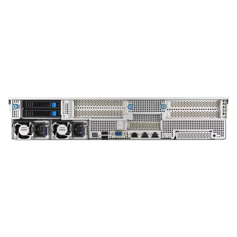 ASUS RS521A-E12-RS24U Socket SP5 rack (2U) negro, plateado