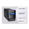Qoltec Monolith 53979 SAI (UPS), line-interactive, 850 VA / 480 W, 2 tomas Schuko, LCD, USB, RJ45