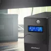 Qoltec Monolith 53979 SAI (UPS), line-interactive, 850 VA / 480 W, 2 tomas Schuko, LCD, USB, RJ45