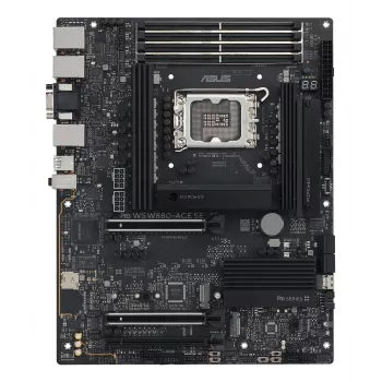 Placa base ASUS PRO WS W880-ACE SE, Intel W880, LGA 1851, ATX, DDR5, 4 DIMM, máx 256 GB, 2.5 Gb LAN
