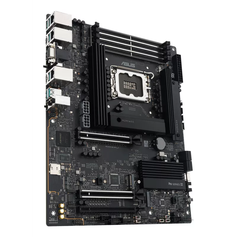 Placa base ASUS PRO WS W880-ACE SE, Intel W880, LGA 1851, ATX, DDR5, 4 DIMM, máx 256 GB, 2.5 Gb LAN