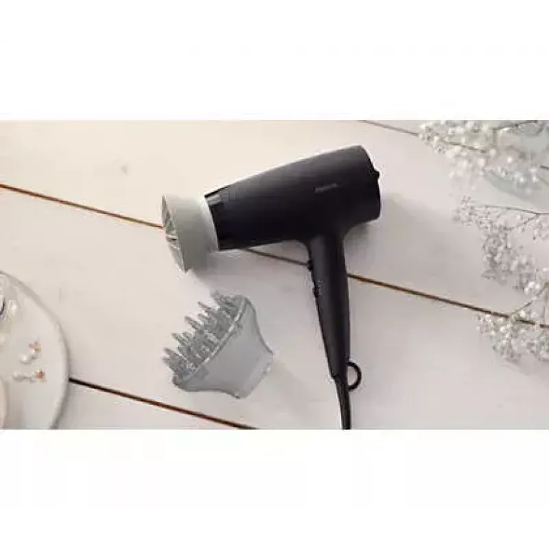 Philips BHD302/00 secador de pelo, 1600 W, negro