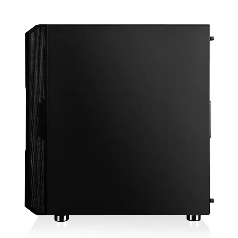 Caja de PC MODECOM AMIRANI ARGB Midi Tower, negra, cristal templado, 2x200mm frontales + 1x120mm trasero, USB-A 2x, USB-C 1x, compatible ATX/ITX, GPU hasta 35 cm