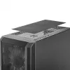 Caja de PC MODECOM AMIRANI ARGB Midi Tower, negra, cristal templado, 2x200mm frontales + 1x120mm trasero, USB-A 2x, USB-C 1x, compatible ATX/ITX, GPU hasta 35 cm