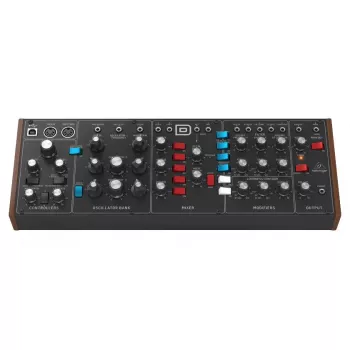 Sintetizador Behringer Model D negro color de carcasa negro fuente de alimentación DC AC