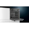 Horno eléctrico empotrable Siemens iQ500 HR538ABS1, 71 L, negro, acero inoxidable, pantalla LCD