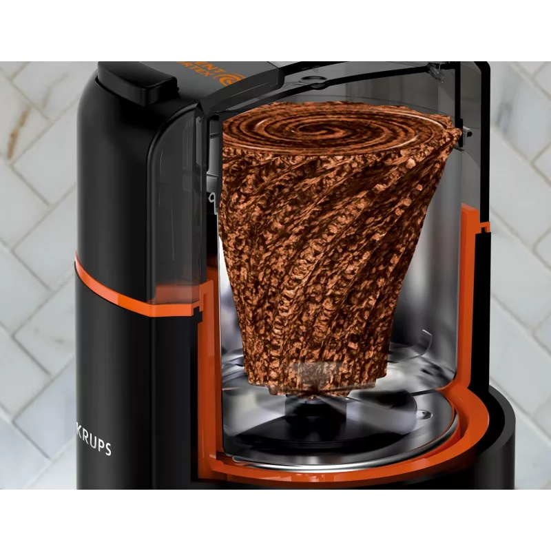 Molino de cuchillas Krups Silent Vortex GX3328 175 W negro 90 g de capacidad