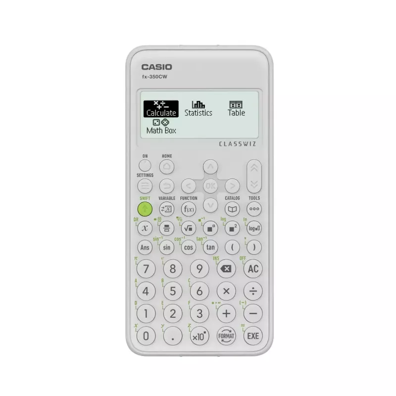 CASIO FX-350CW BOX calculadora científica, de bolsillo, gris