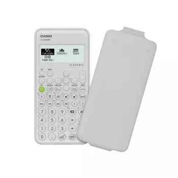 Calculadora científica CASIO ClassWiz FX-350EX Pocket — 16 dígitos, pantalla de 2 líneas, a pilas, gris, formato de bolsillo
