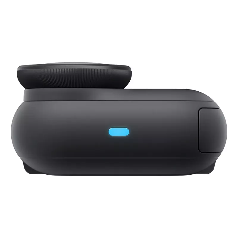 Insta360 GO Ultra Standard Bundle cámara de acción, 4K Ultra HD 3840x2880, sensor de 1/1,28 pulgadas, 240 fps, Wi-Fi, Bluetooth 5.4, pantalla táctil abatible de 2,5 pulgadas, MicroSD, 52,9 g, negra
