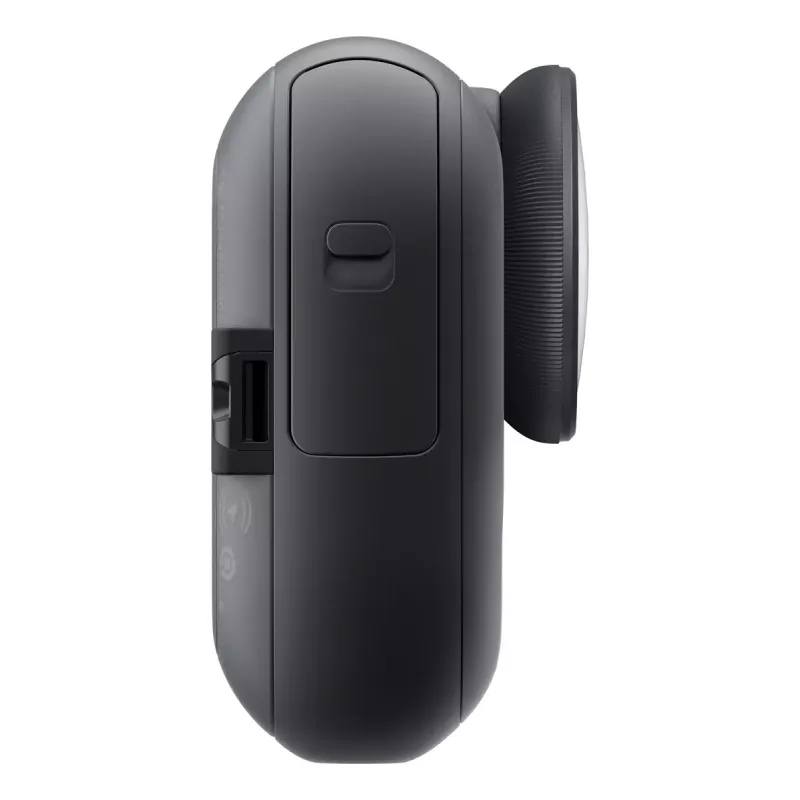 Insta360 GO Ultra Standard Bundle cámara de acción, 4K Ultra HD 3840x2880, sensor de 1/1,28 pulgadas, 240 fps, Wi-Fi, Bluetooth 5.4, pantalla táctil abatible de 2,5 pulgadas, MicroSD, 52,9 g, negra