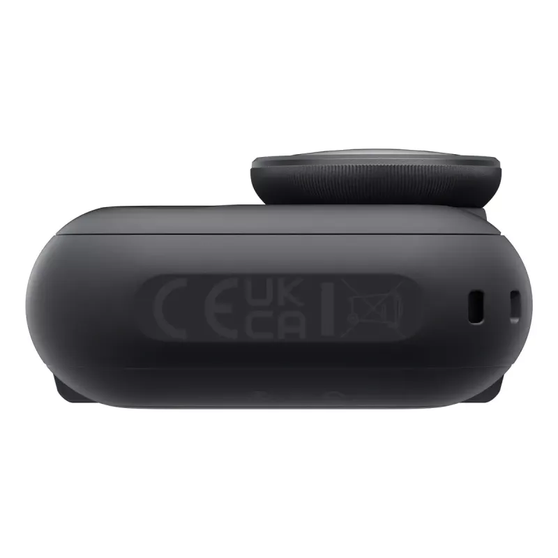 Insta360 GO Ultra Standard Bundle cámara de acción, 4K Ultra HD 3840x2880, sensor de 1/1,28 pulgadas, 240 fps, Wi-Fi, Bluetooth 5.4, pantalla táctil abatible de 2,5 pulgadas, MicroSD, 52,9 g, negra