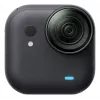 Insta360 GO Ultra Standard Bundle cámara de acción, 4K Ultra HD 3840x2880, sensor de 1/1,28 pulgadas, 240 fps, Wi-Fi, Bluetooth 5.4, pantalla táctil abatible de 2,5 pulgadas, MicroSD, 52,9 g, negra