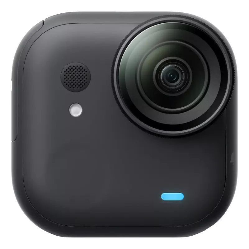 Insta360 GO Ultra Standard Bundle cámara de acción, 4K Ultra HD 3840x2880, sensor de 1/1,28 pulgadas, 240 fps, Wi-Fi, Bluetooth 5.4, pantalla táctil abatible de 2,5 pulgadas, MicroSD, 52,9 g, negra
