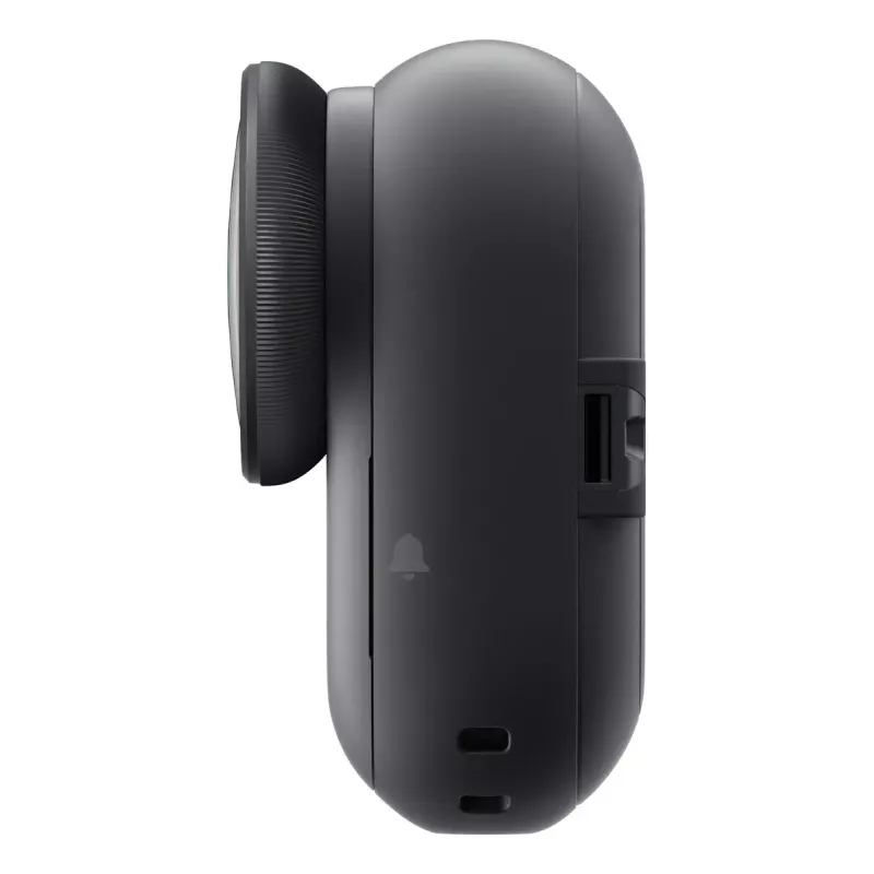 Insta360 GO Ultra Standard Bundle cámara de acción, 4K Ultra HD 3840x2880, sensor de 1/1,28 pulgadas, 240 fps, Wi-Fi, Bluetooth 5.4, pantalla táctil abatible de 2,5 pulgadas, MicroSD, 52,9 g, negra