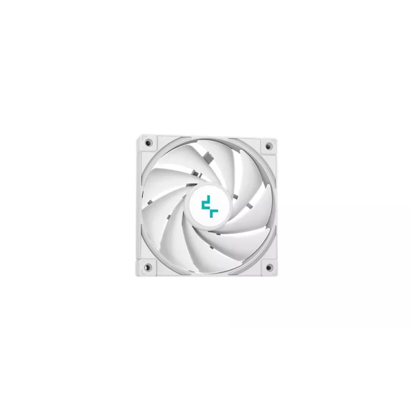 Refrigeración líquida todo en uno DeepCool LT520 WH, blanca, radiador de 240 mm, 2 ventiladores FDB de 120 mm, PWM, compatible con LGA/AM4/AM5/sTR4