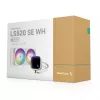 Refrigeración líquida todo en uno DeepCool LS520 SE WH – radiador de 240 mm, 2 ventiladores PWM de 120 mm, blanca, base de cobre
