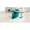 Leifheit 55045 Wet Microfiber – fregona plana con funda de microfibra para la limpieza del suelo