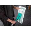 Leifheit 55045 Wet Microfiber – fregona plana con funda de microfibra para la limpieza del suelo