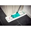 Leifheit 55045 Wet Microfiber – fregona plana con funda de microfibra para la limpieza del suelo