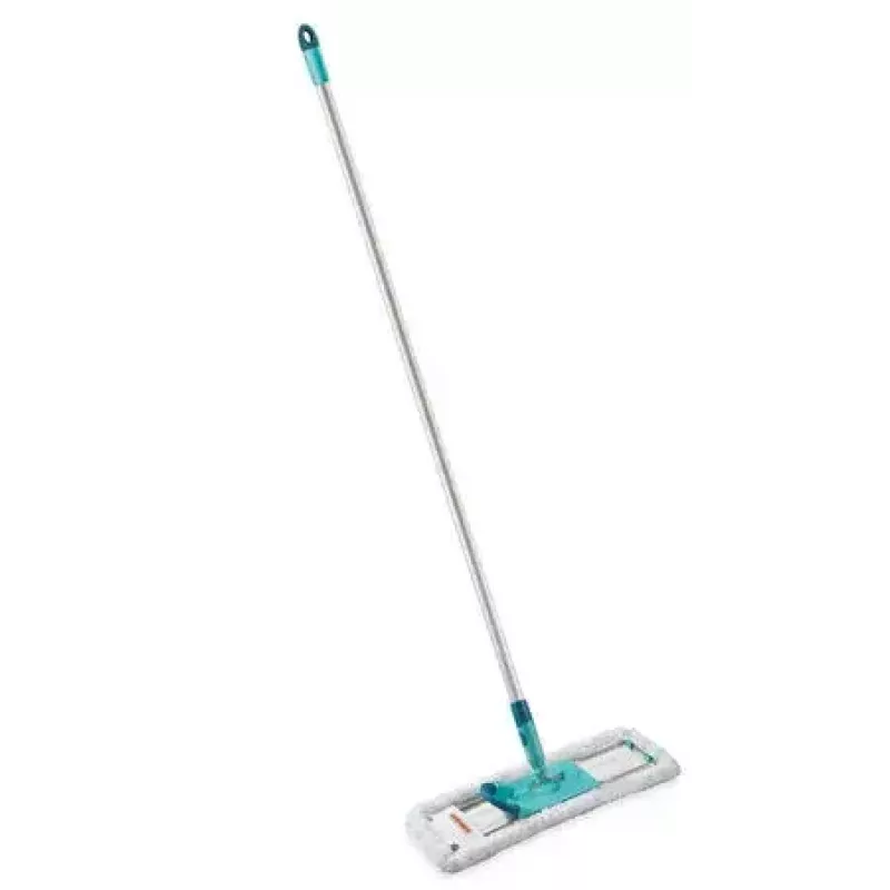 Leifheit 55045 Wet Microfiber – fregona plana con funda de microfibra para la limpieza del suelo