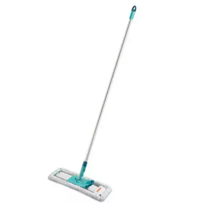 Leifheit 55045 Wet Microfiber – fregona plana con funda de microfibra para la limpieza del suelo