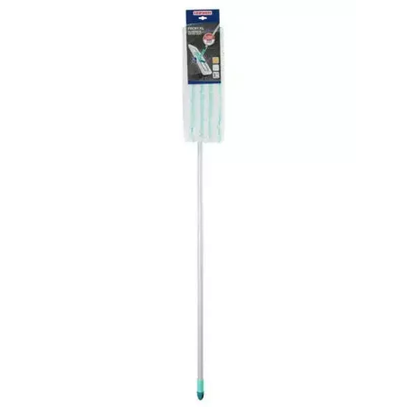 Leifheit 55045 Wet Microfiber – fregona plana con funda de microfibra para la limpieza del suelo
