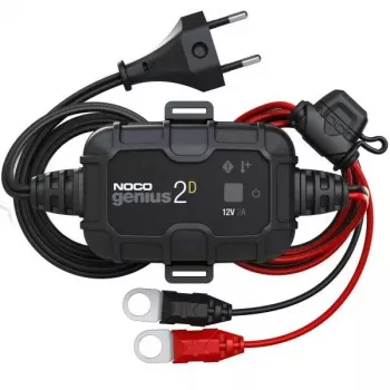 Cargador de baterías NOCO GENIUS2DEU 2A montaje directo para baterías de plomo-ácido y litio de 6V/12V
