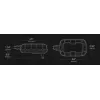 Cargador de baterías NOCO GENIUS1EU 1A cargador inteligente para baterías de plomo-ácido y litio de 12V, diseño compacto