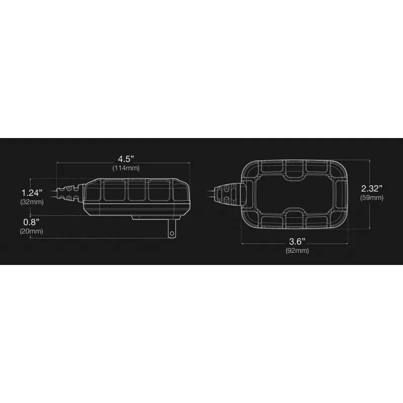 Cargador de baterías NOCO GENIUS1EU 1A cargador inteligente para baterías de plomo-ácido y litio de 12V, diseño compacto