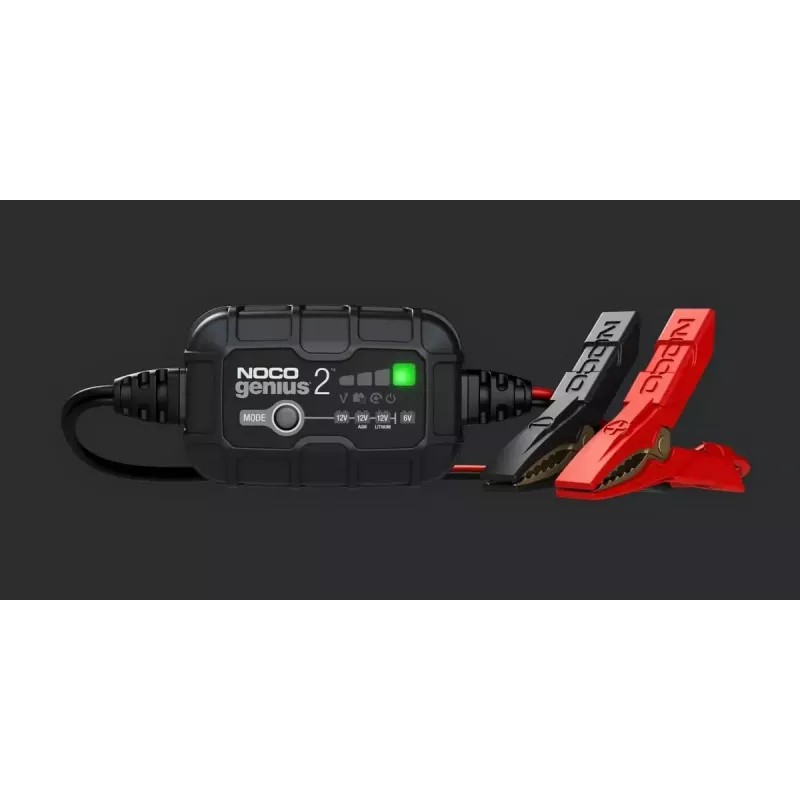 Cargador de baterías NOCO GENIUS2EU 2A cargador inteligente diseño compacto